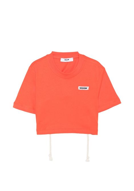 T-shirt con logo MSGM KIDS | S6MSJGTH179MS074